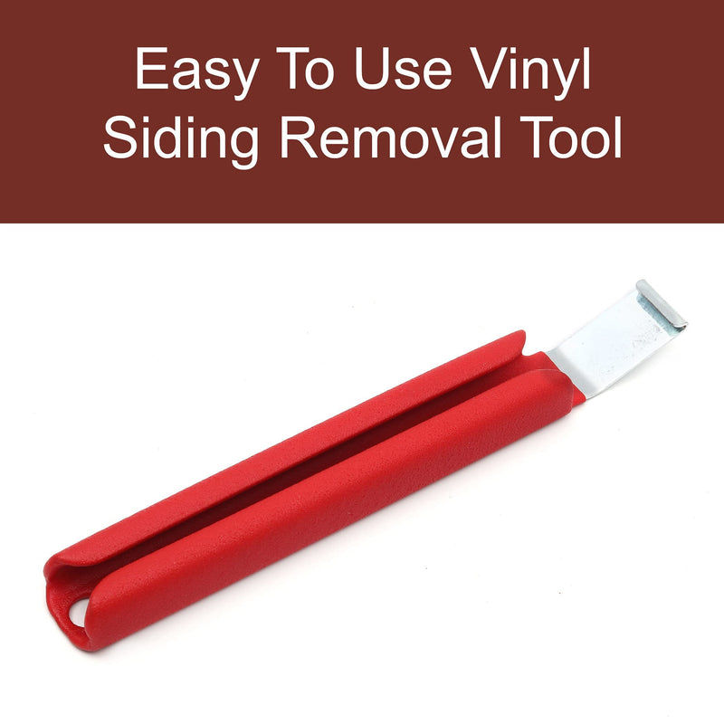  [AUSTRALIA] - Vinyl Siding Removal Tool with Extra Long Handle- 7 inches One-Piece Steel Blade Vinyl Installation and Removal Tool - The Ultimate Vinyl Siding Zip Tool - Avoid Damaging Vinyl Siding 1