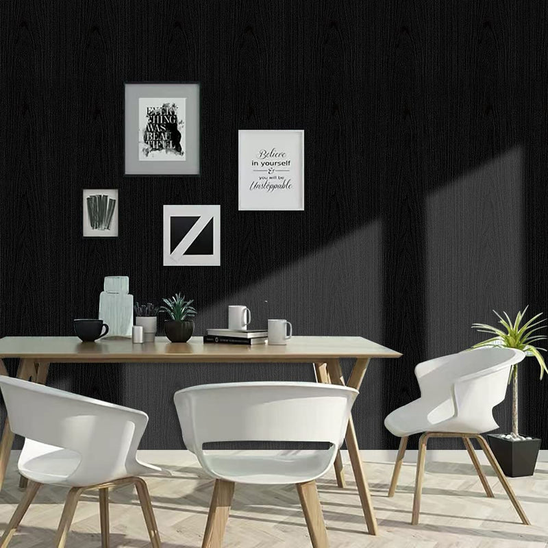  [AUSTRALIA] - 17.7"x78.7"Wood Contact Paper Black Wood Wallpaper Wood Black Contact Paper Black Wallpaper Black Wood Contact Paper Peel and Stick Wallpaper Self Adhesive Wallpaper Wood Grain Contact Paper Film Roll 17.7"x78.7"