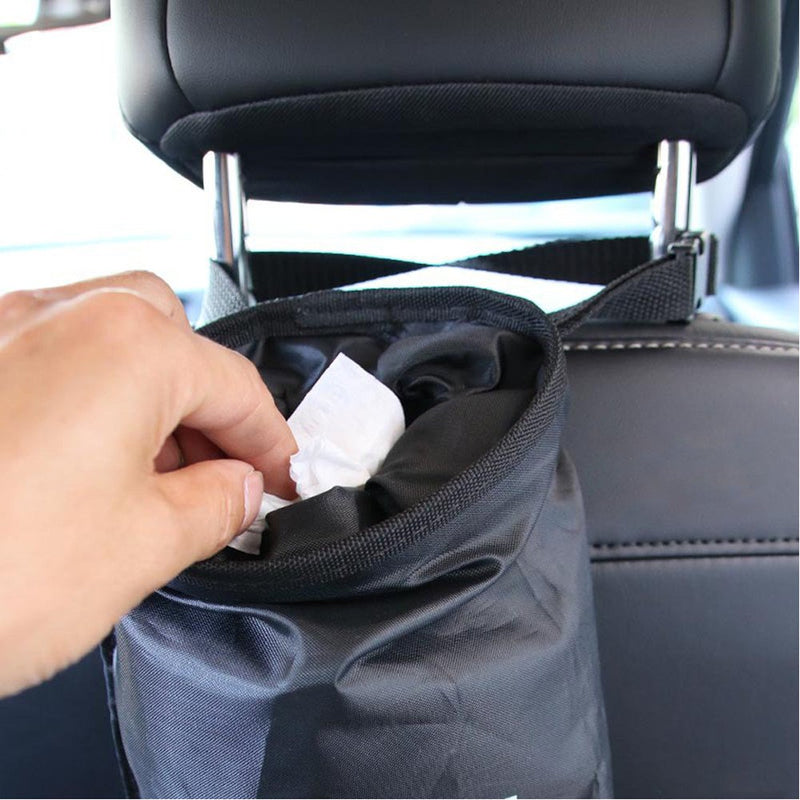 2 PACK Car Trash Bags, Car Vehicle Back Seat Headrest Litter Trash Can Washable Leakproof Eco-friendly Seatback Truck Hanging Car Garbage Bags for Travelling, Outdoor, Home and Vehicle Use (2PACK) 2PACK - LeoForward Australia