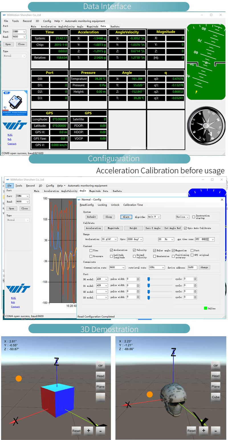 【SINDT-TTL Digital Accelerometer】High-Stability 200Hz MPU6050 3-Axis Acceleration+Gyro+Quaternion+2-Axis Angle(XY 0.05° Accuracy) with Kalman Filtering, IP67 Waterproof Tilt Sensor for Arduino - LeoForward Australia