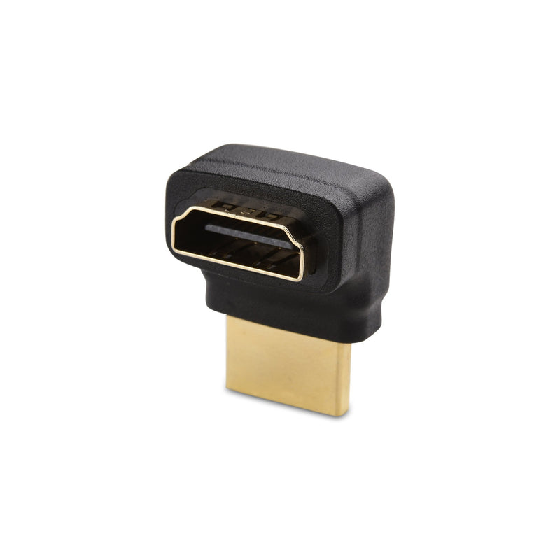  [AUSTRALIA] - Cable Matters 2-Pack Right Angle HDMI Adapter (270 Degree HDMI Right Angle) with 4K and HDR Support