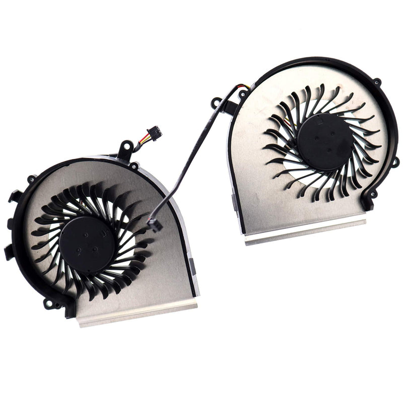  [AUSTRALIA] - Deal4GO 3-pin 3-Wire CPU Cooling Fan DFS470805CL0T FH19 w/GPU Fan Cooler DFS470805WL0T FH18 for MSi GE62 GE62VR GE72 PE60 PE70 GL62 GL72 GP62 GP72 MS-16J3 MS-1792 MS-1795 CPU w/ GPU Cooling FAN