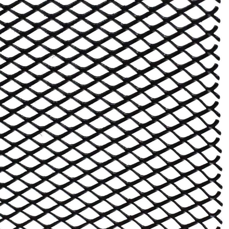  [AUSTRALIA] - AUTOT 40"x13" Car Grill Mesh 6x3mm Aluminum Alloy Grille Mesh Sheet Rhombic Type Black