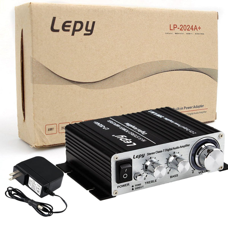 Lepy LP-2024A-HA LP-2024A+ Hi-Fi Audio Stereo Power Amplifier Car Amplifier, 3A Power Supply - LeoForward Australia