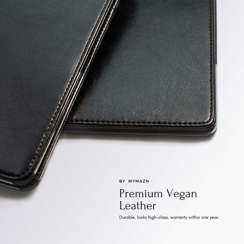 [AUSTRALIA] - Mymazn Black Server Books for Waitress Book Waiter Book Server Booklet Restaurant Waitstaff Organizer, Serving Book Guest Check Book Holder Money Pocket Fits Server Apron (Black)
