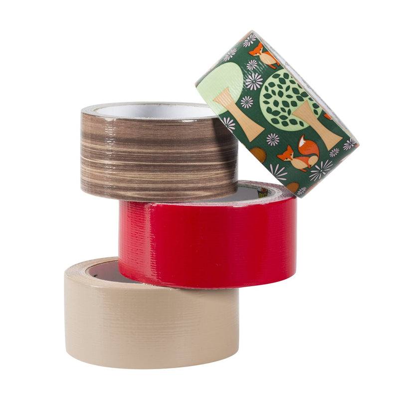  [AUSTRALIA] - Duck Brand 283051 Printed Duct Tape, Single Roll, Woodgrain