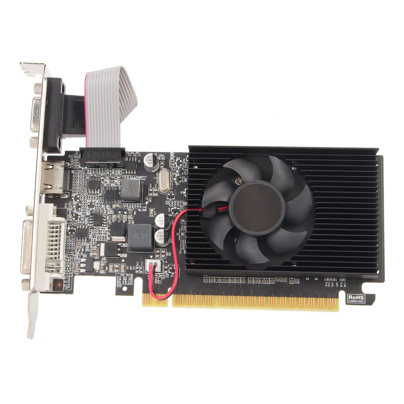  [AUSTRALIA] - GT210 Graphics Card, 64bit 589MHZ 1GB DDR3 Graphics Card, PCI Express 2.0, DirectX10.1 PC Video Card, DVI VGA HDMI Low Profile Graphics Card with Cooling Fan… GT210 1GB DDR3