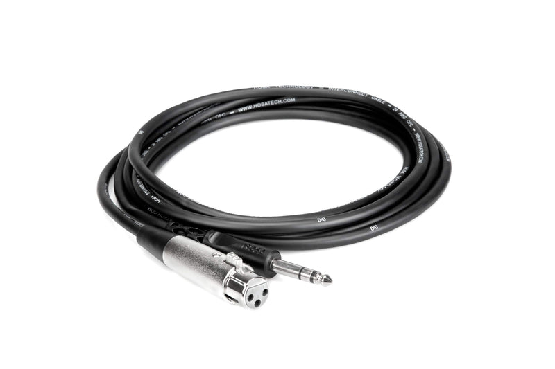  [AUSTRALIA] - Hosa STX-102F XLR3F to 1/4" TRS Balanced Interconnect Cable, 2 Feet
