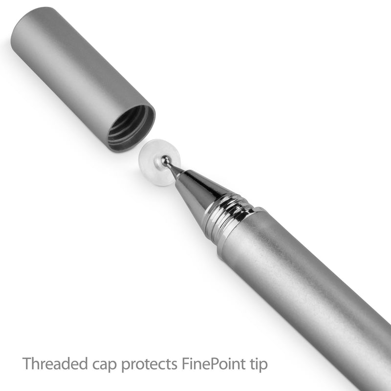 BoxWave Stylus Pen for Samsung Galaxy A51 5G [FineTouch Capacitive Stylus] Super Precise Stylus Pen for Samsung Galaxy A51 5G - Metallic Silver - LeoForward Australia