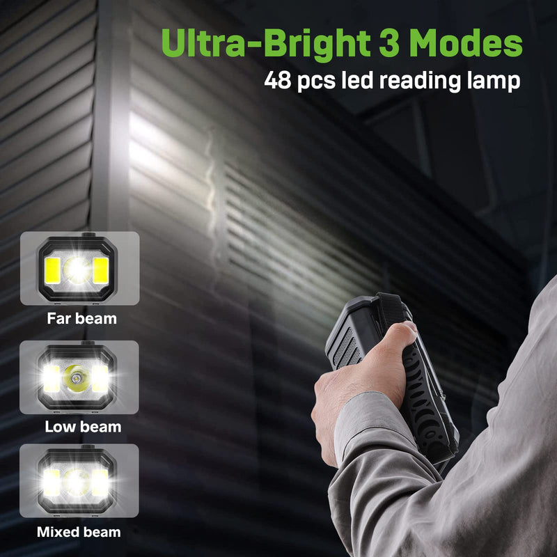  [AUSTRALIA] - 10000mAh Solar Radio, Crank Radio, Emergency Radio, NOAA/AM/FM Weather Radio, USB Type-C Charging,Dynamo Radio,Polymer Battery,Torch & LED Reading Light, SOS Alarm,Compass for Camping black