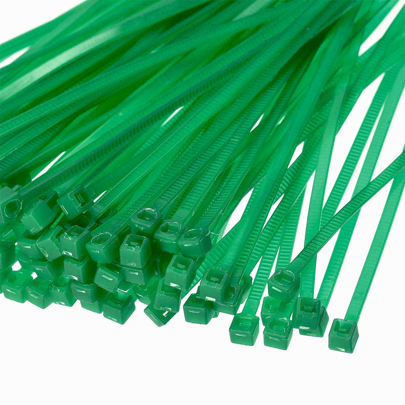  [AUSTRALIA] - uxcell Nylon Cable Ties 4 Inch Self-Locking Zip Ties 0.09 Inch Width Green 100pcs