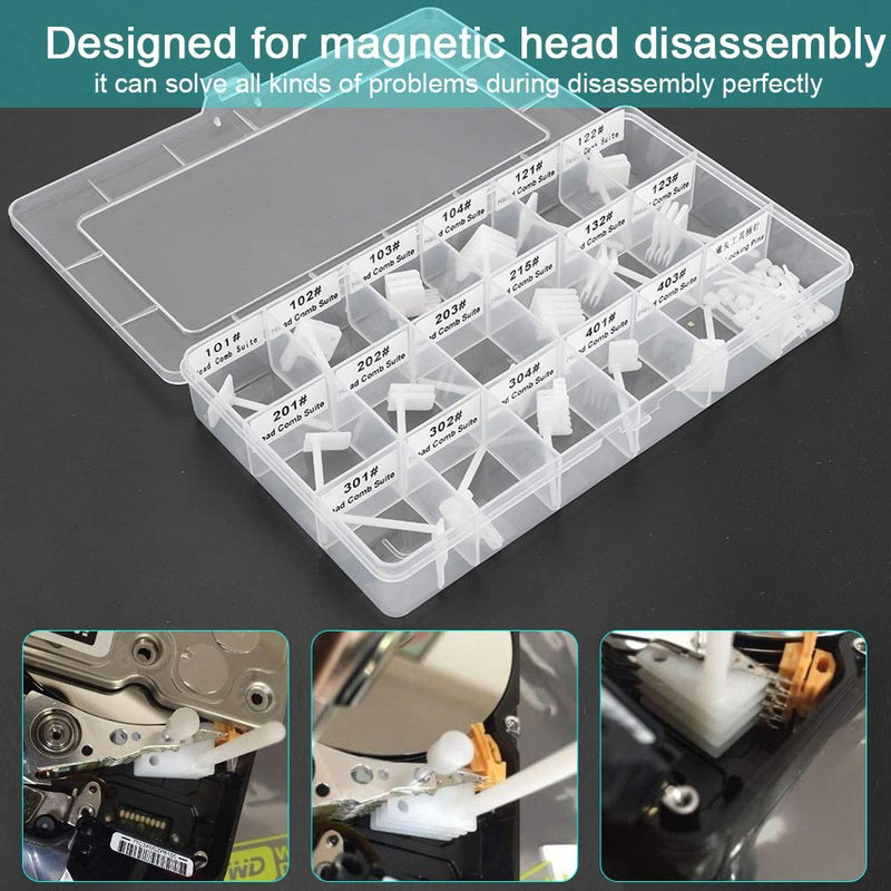  [AUSTRALIA] - Zyyini 50pcs Hard Drive Opening Head Replacement Tool Hard Disk Magnetic Head Changing Replacement Tool for SAS and SCSI of 2.5 and 3.5 Inches