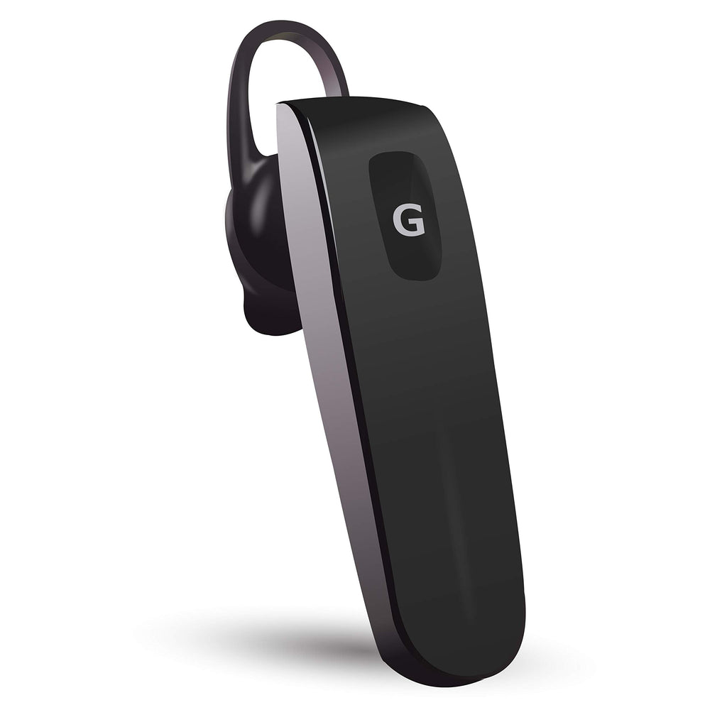  [AUSTRALIA] - Gigastone D1 Bluetooth Earpiece, Wireless Handsfree Headset with Microphone, 6-8 Hrs Driving Single Ear Bluetooth Headset, Noise Canceling Mic, Compatible with iPhone Android