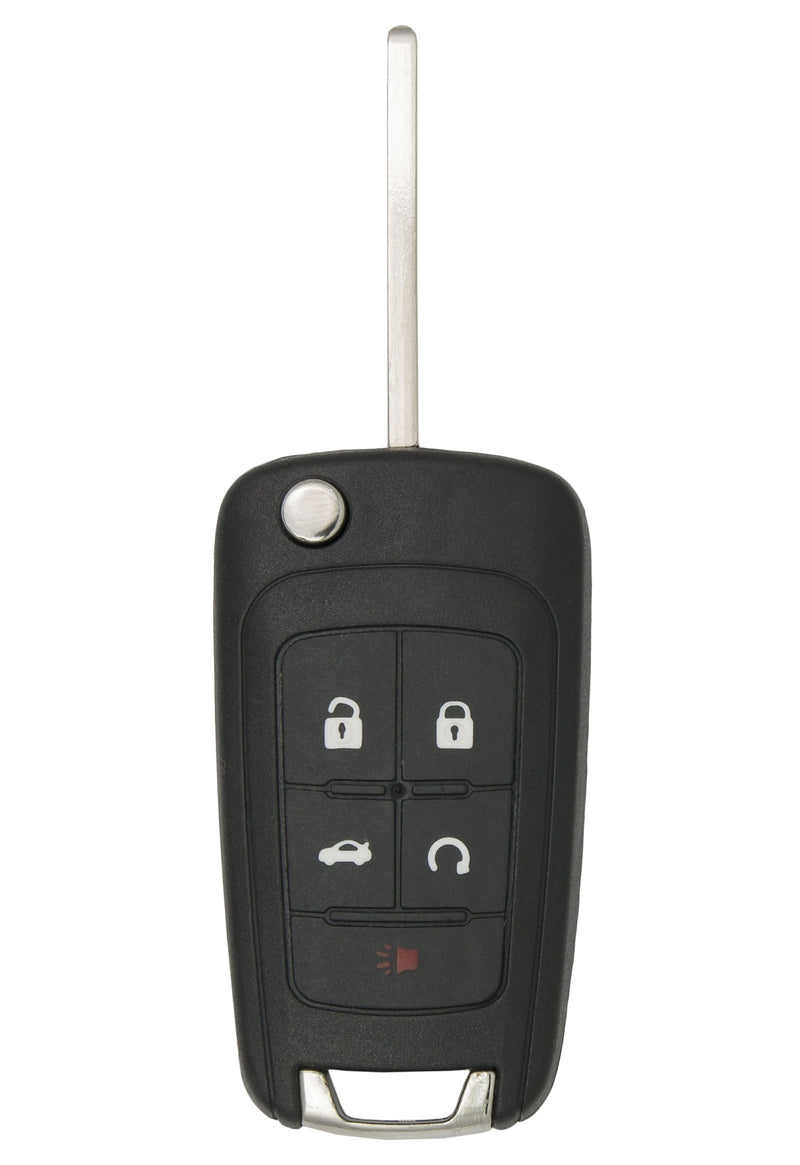  [AUSTRALIA] - Keyless2Go New Keyless Remote 5 Button Flip Car Key Fob for Vehicles That Use FCC OHT01060512 (2 Pack)