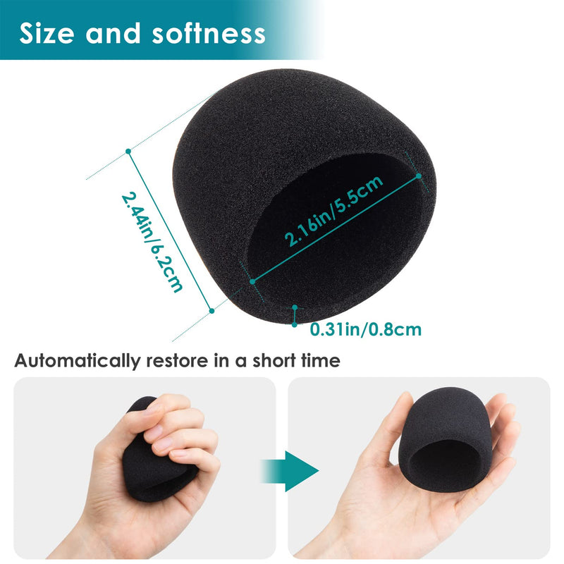  [AUSTRALIA] - Seiren V2 X Foam Cover or Razer Seiren V2 Pro Mic Pop Filter, Mic Cover Compatible with Razer Seiren V2 Pro and Razer Seiren V2 X USB Microphones, Block POPS by YOUSHARES