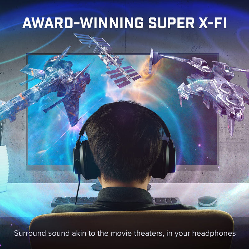  [AUSTRALIA] - Sound Blaster X1 Hi-res Super X-Fi External USB DAC and Headphone Amplifier for PC and Mac, Also Compatible with PS4, PS5, and Switch