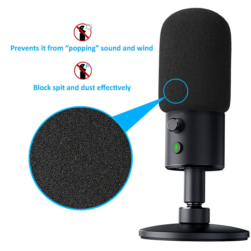  [AUSTRALIA] - Razer Seiren X Shock Mount and Pop Filter Matching Mic Boom Arm Stand, Compatible for Razer Seiren X Microphone by YOUSHARES