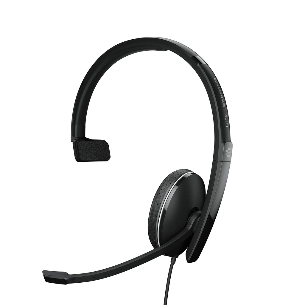  [AUSTRALIA] - EPOS | Sennheiser Adapt 135 II (1000907) - Wired, Single-Sided Headset with 3.5mm Jack for Mobile Devices  - Superior Sound - Enhanced Comfort - Noise Limiter Switch - Black