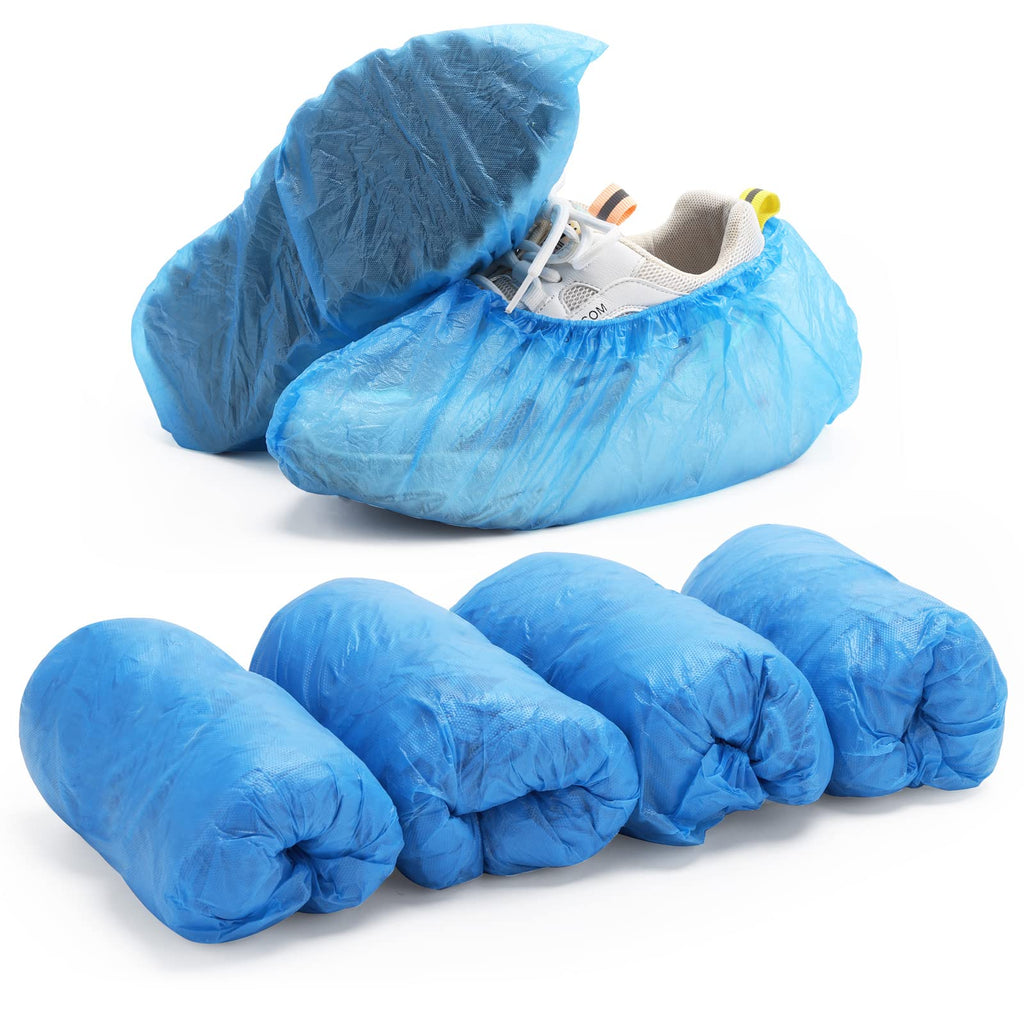  [AUSTRALIA] - Shoes Covers Disposable Waterproof Blue Booties for Shoes Covers Durable Shoe Covers for Indoors 80Pack(40 Pair) 40 Pair