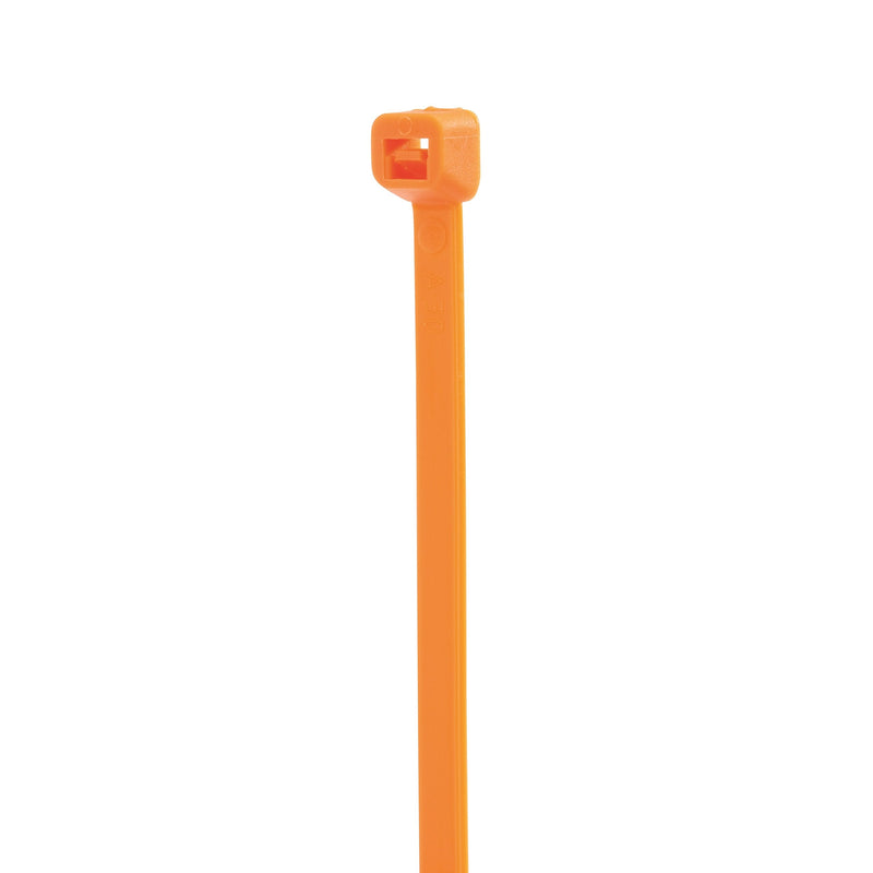  [AUSTRALIA] - Standard Cable Tie, 30lbs Tensile Strength, 1-1/4" Bundle Diameter, 0.130" Width, 5.6" Length, Orange