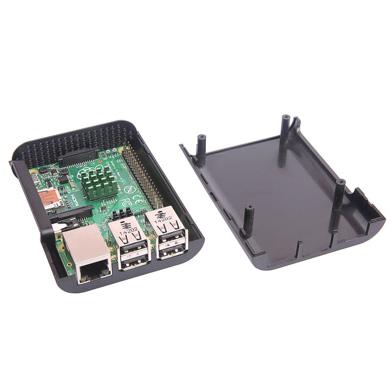  [AUSTRALIA] - JBtek Jet Black Case for Raspberry Pi 3 Model B & Raspberry Pi 2 Model B - Access to All Ports