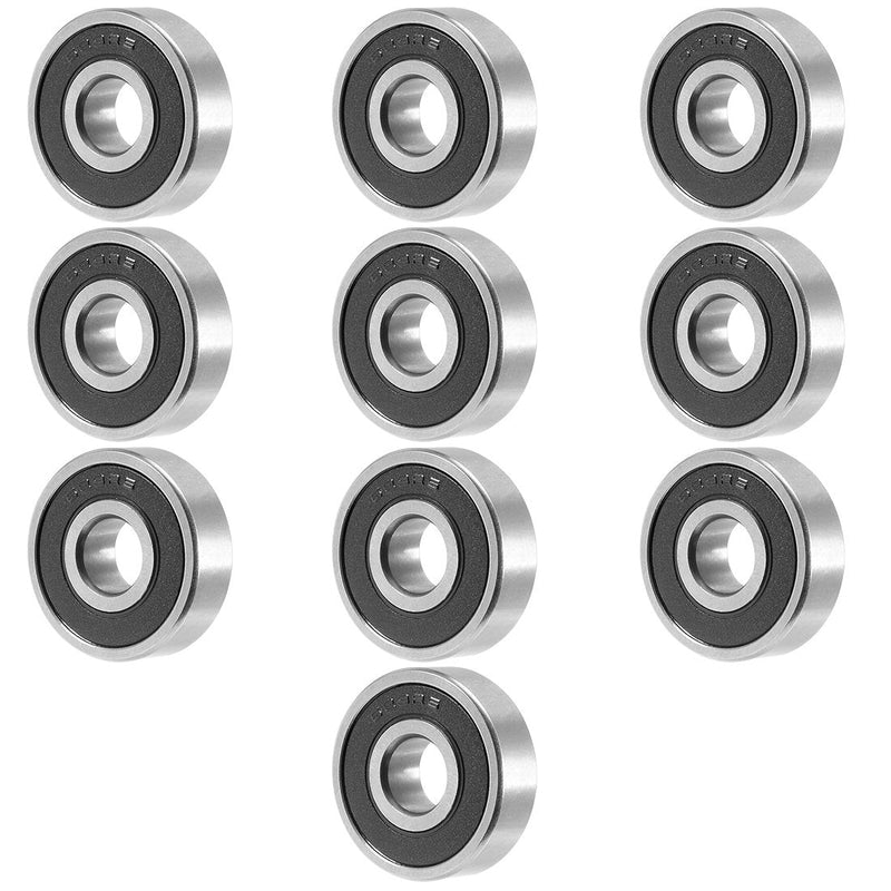  [AUSTRALIA] - uxcell 10pcs 9mmx26mmx8mm Double Sealed Miniature Deep Groove Ball Bearing