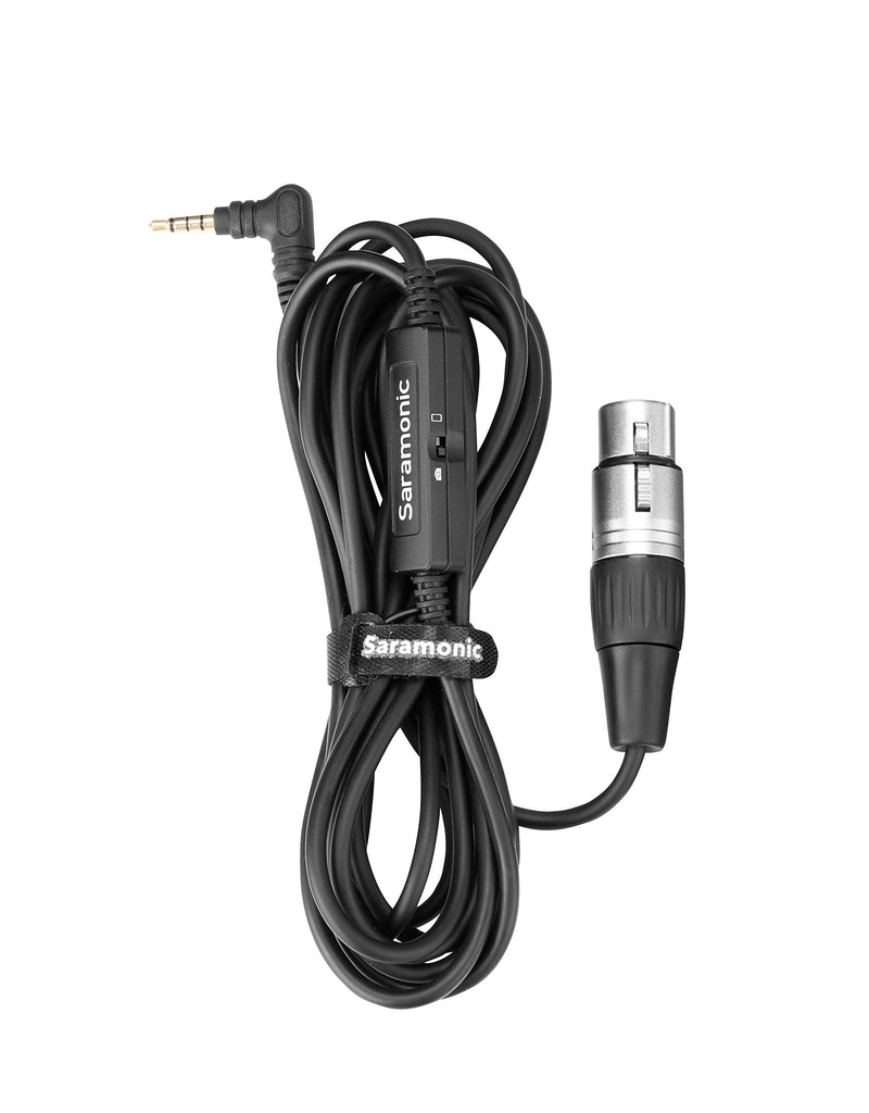  [AUSTRALIA] - Saramonic SR-XLR35 Mic to 1/8" (3.5mm) TRRS (Sr-XLR35)