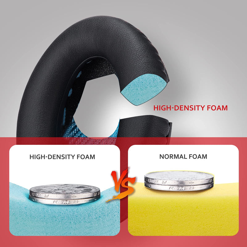  [AUSTRALIA] - Premium Ear Pad Replacement for Bose Headphones Earpads, Compatible with Bose QuietComfort 35 ii /QC35 /QC25 /QC2 /QC15 /Ae2 /Ae2i /Ae2w /SoundTrue & SoundLink, by Krone Kalpasmos – Classic Black