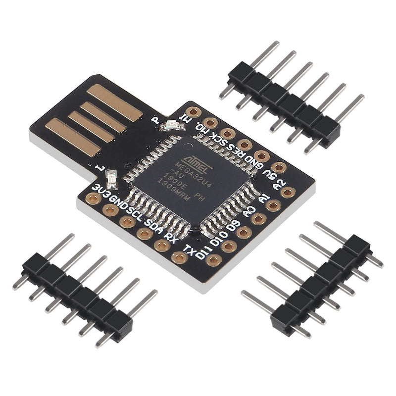  [AUSTRALIA] - AITRIP 2PCS for Beetle Virtual Keyboard USB Pro Micro Atmega32U4-AU Module Mini Development Expansion Board for Arduino Leonardo R3 DC 5V I2C