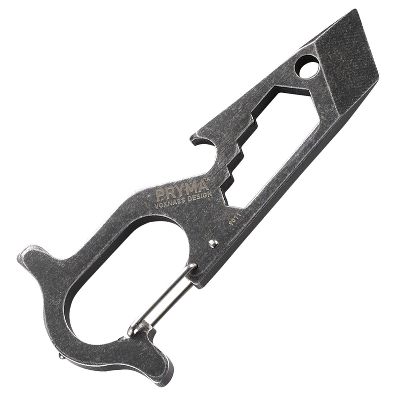 CRKT Pryma Stainless Steel Multitool: Compact and Lightweight EDC Metal Multi-Tool with Pry Bar, Hex Wrench, Bottle Opener, Glass Breaker, and Carabiner 9011 - LeoForward Australia