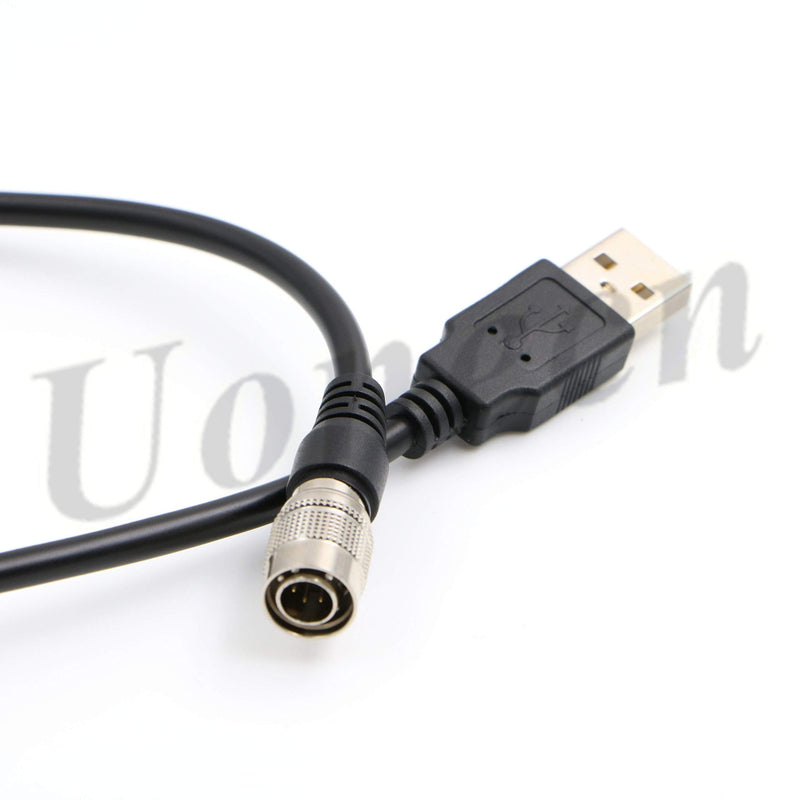  [AUSTRALIA] - Uonecn USB Data Plug to 6 Pin Hirose Male Connector for Sokkia for Topcon Total