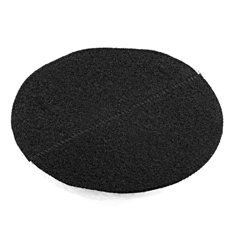  [AUSTRALIA] - uxcell 7-Inch Wool Polishing Pad Hook and Loop Buffing Wheel for Polisher and Buffer 8 Pcs