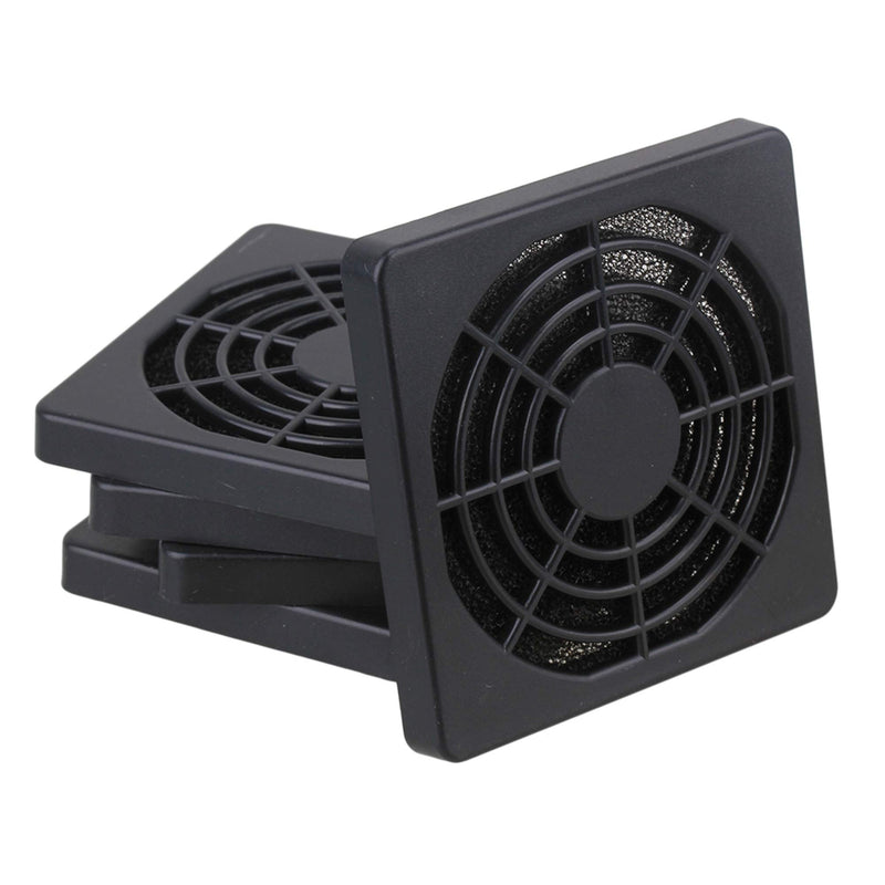  [AUSTRALIA] - BQLZR 60mm Black Plastic Case Fan Filter Guard Grill or Cover PC Computer Pack of 5