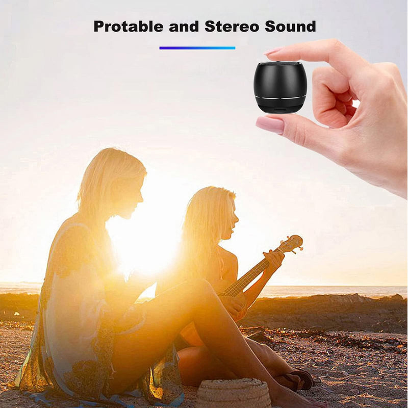  [AUSTRALIA] - Aresrora Portable Bluetooth Speakers,Outdoors Wireless Mini Bluetooth Speaker with Built-in-Mic,Handsfree Call,TF Card,HD Sound and Bass for iPhone Ipad Android Smartphone and More (Red) Red