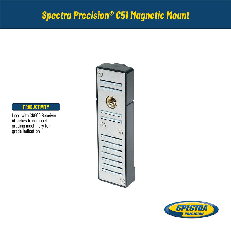 Spectra Precision C51 Laser Level Magnetic Mount for CR600, HR500 Receivers - LeoForward Australia