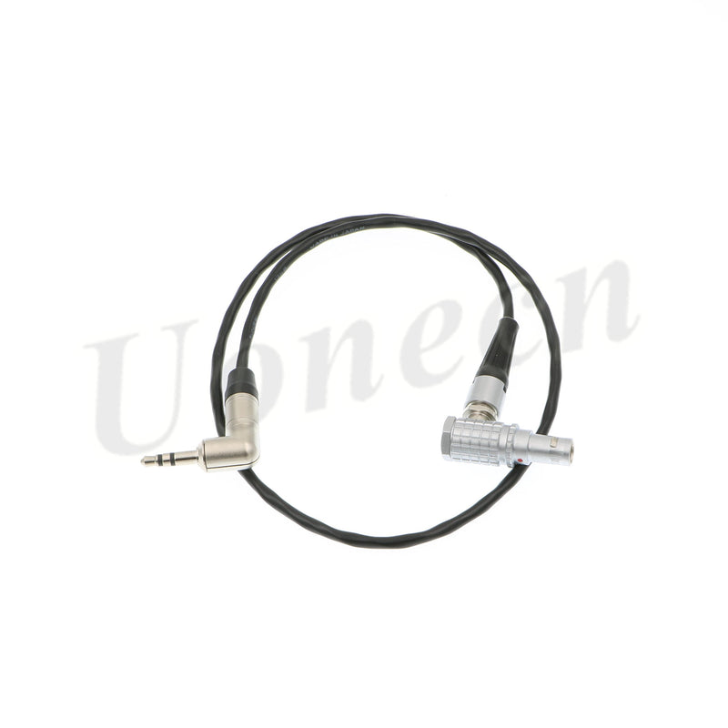  [AUSTRALIA] - Uonecn Sound Device Time Code Cable Right Angle 3.5mm to 0B 5 pin Male Tentacle Sync Adapter Cable