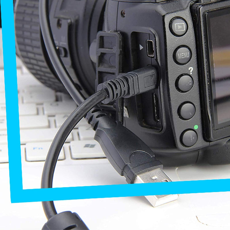  [AUSTRALIA] - Replacement USB Camera Transfer Data Sync Charging Cable Cord for Nikon Coolpix B500, A300, A10, A100, L29, L31, L32, UC-e16 UC-E23, UC-E17, Nikon Camera SLR DSLR D3300 D750 D5300 D7200 D3200 & More [1-Pack cable]