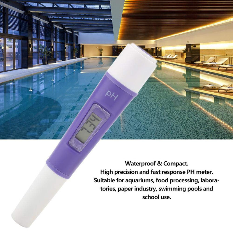 Ymiko PH-037 Waterproof Digital PH Meter Portable Water PH Tester for Food Processing, Paper Industry, Swimming Pool and School - LeoForward Australia