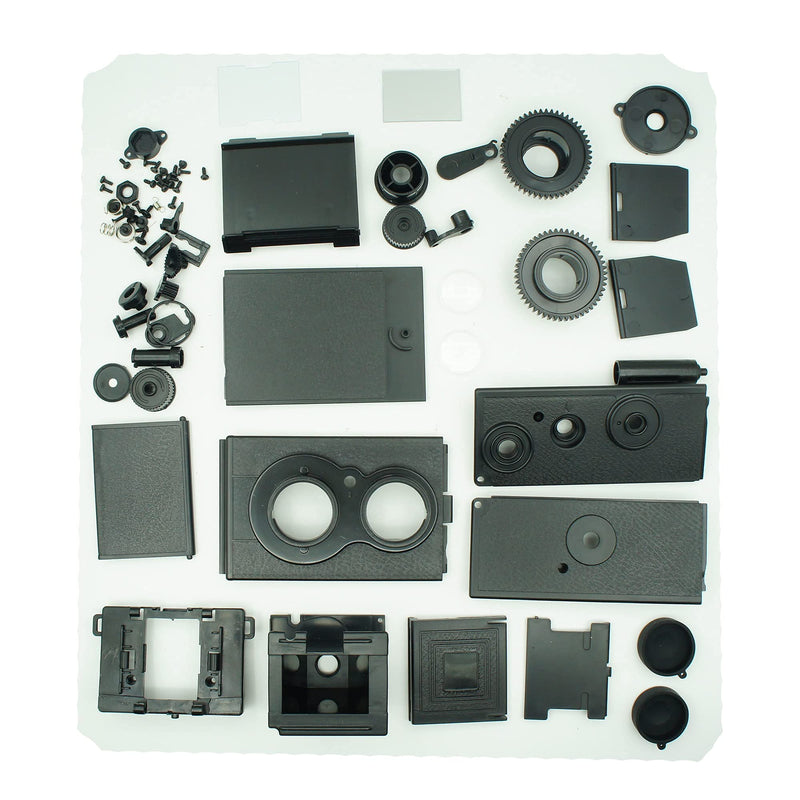  [AUSTRALIA] - Film Camera,Twin Lens Reflex(TLR),135Film Camera,Use 35mm Film,Reusable Camera,DIY Kit multi