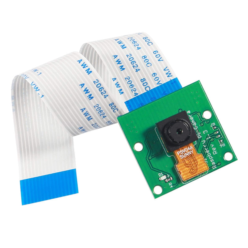  [AUSTRALIA] - DORHEA 5PCS Raspberry Pi 4 Camera Video Module 5 Megapixels 1080p Sensor OV5647 Mini Webcam with 15 Pin Ribbon Cable for Raspberry Pi Model A/B/B+, Pi 2B and Raspberry Pi 3B, Pi 3 B+, Raspberry Pi 4 5PACK