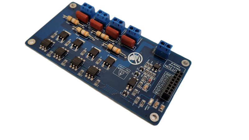  [AUSTRALIA] - 4 Channel Ac Programmable Light Dimmer Module Controller Board for Arduino Raspberry Compatible 50/60hz 110V-240V AC