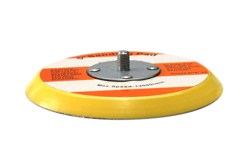  [AUSTRALIA] - Maxshine Professional Yellow DA/Dual Action Dia: 5 inches/125mm Backing Pad-Ideal for All Brands of Dual Action Polisher Dia: 125mm(5")