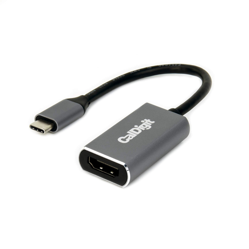  [AUSTRALIA] - CalDigit USB-C to HDMI 2.0b Video Adapter - 4K Display Support, HDR, Compatible with Thunderbolt 3 / 4 / USB 3.1 / USB4 for Apple MacBook Air, 2016+ MacBook Pro (USB-C to HDMI 2.0b)