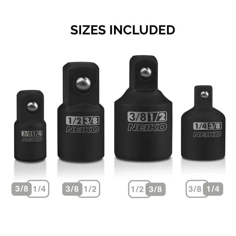  [AUSTRALIA] - Neiko 00298A Impact Extension & Socket Adapter, 7Piece Set | 1/4" Hex Shank Drill Extension | CR-V Steel