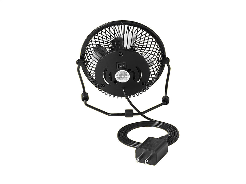 AmazonCommercial 4-Inch Table Fan with Power Adapter and USB Cable 4" - LeoForward Australia