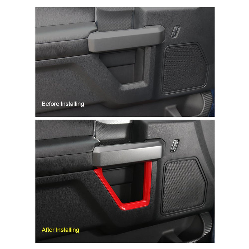  [AUSTRALIA] - Voodonala Red Steering Covers for F150 (Red-Door)