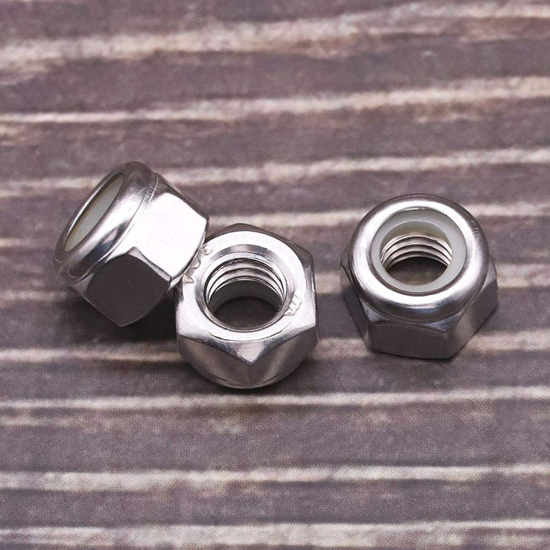  [AUSTRALIA] - 5/16-18 Nylon Insert Hex Lock Nuts Stainless Locknuts, Hex Drive, Bright Finish, 304 Stainless Steel 18-8 SS, Coarse Thread, 50 of Pack 5/16-18 (50 pcs)