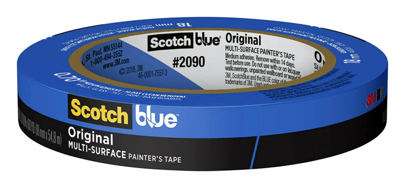  [AUSTRALIA] - Scotch Original Multi-Surface Painter's Tape, .70 Inches x 60 Yards, 2090, 1 Roll 0.70" Width