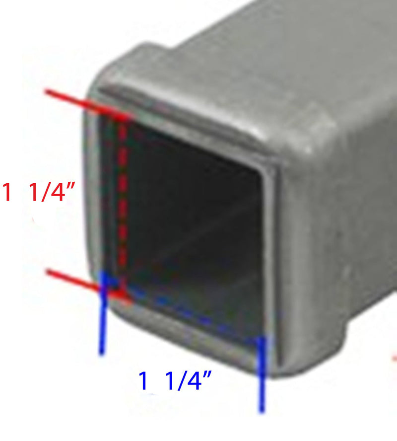  [AUSTRALIA] - Upper Bound Universal Class 1 I and Class 2 II 1 1/4" Black Trailer Hitch Cover Cap Plug 1.25 Inch