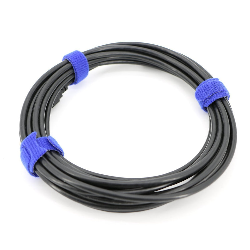  [AUSTRALIA] - Pasow 100pcs 6-Inch Reusable Fastening Cable Ties Adjustable Wire Management (Blue) Blue